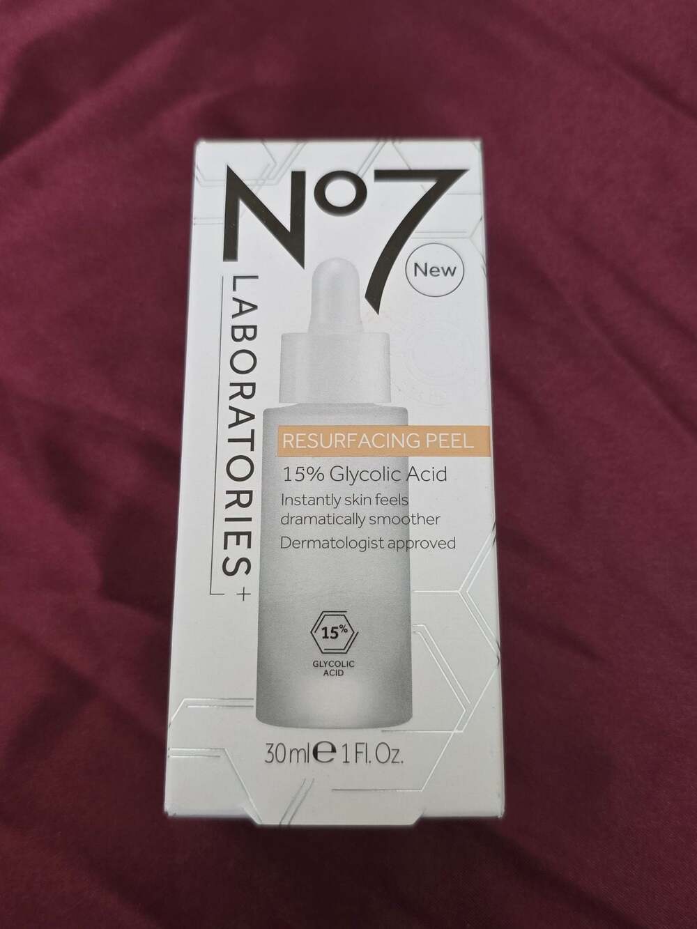 No7 Laboratories Resurfacing Peel 15% Glycolic Acid 30ml